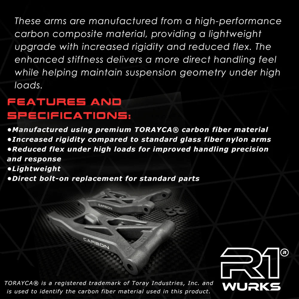R1B Carbon Rear Suspension Arms