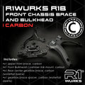 R1B Carbon Front Chassis Brace and Bulkhead