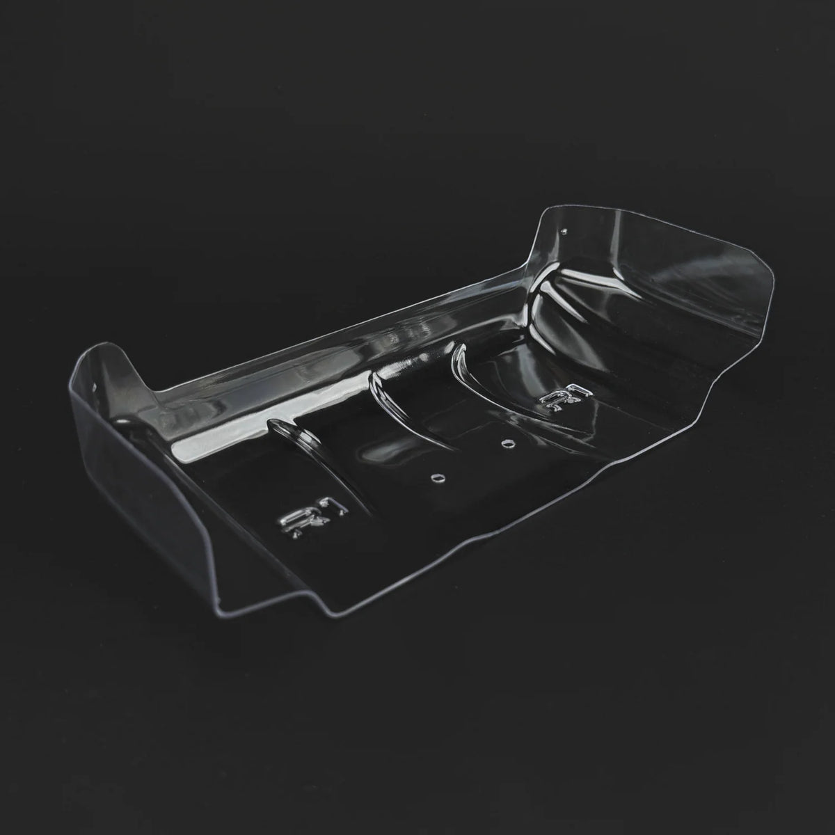 R1WURKS R1B Rear Wing, 7 Inch, Clear, Pre-Cut, Thick