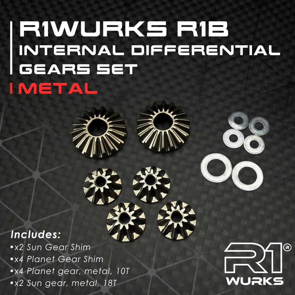 R1B Internal Differential Gears Set, Metal