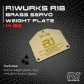 R1WURKS R1B Brass Servo Weight Plate (14.5g)