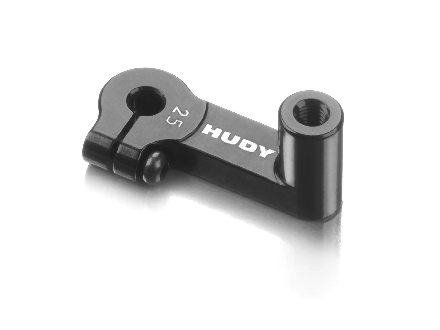 Hudy DY293422 ALU CLAMP STEERING SERVO HORN – EXTENDED 8MM – FUTABA, SAVOX – 25T