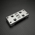 R1B Front Bulkhead, +/-2.5 deg., Stainless Steel, 35g
