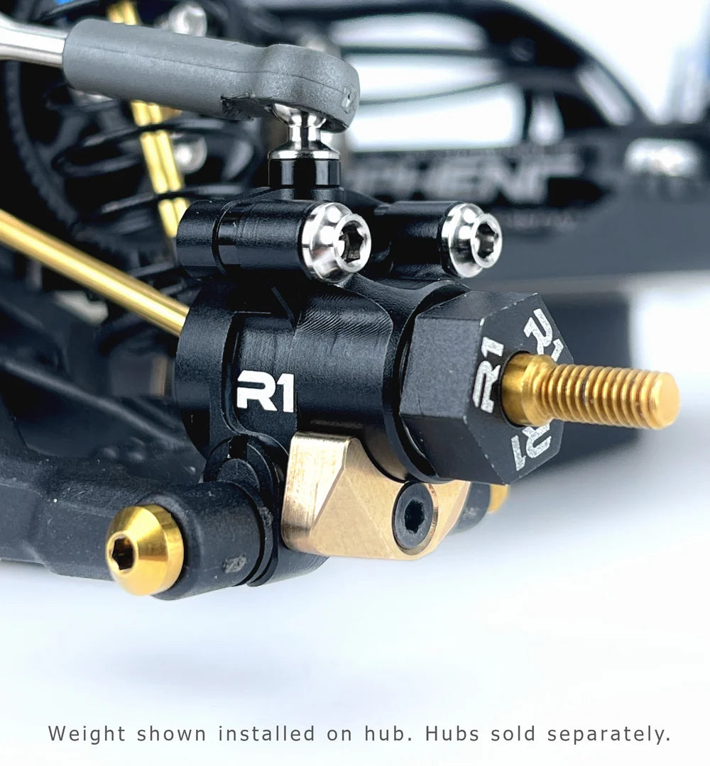 R1WURKS Rear Hub Weight Set (4.2g)