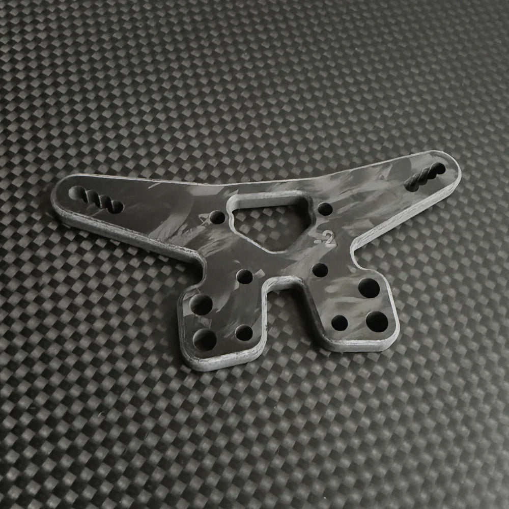 R1WURKS R1B Rear Carbon Fiber Shock Tower, -2mm