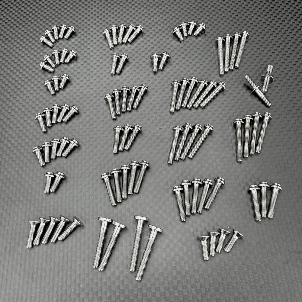 R1WURKS R1B Titanium Upper Screw Set - Carpet