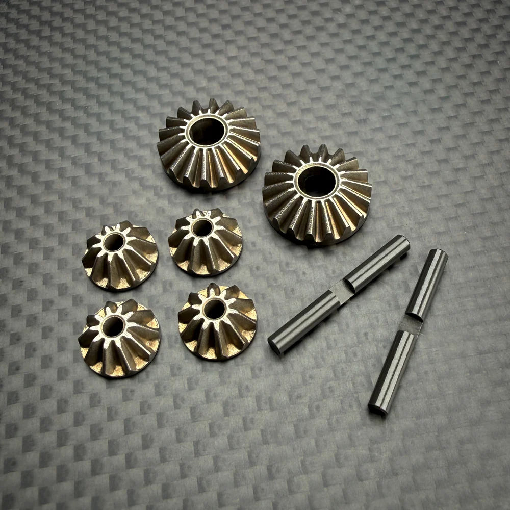 R1WURKS R1B Metal Differential Internal Gears and Crosspin Set