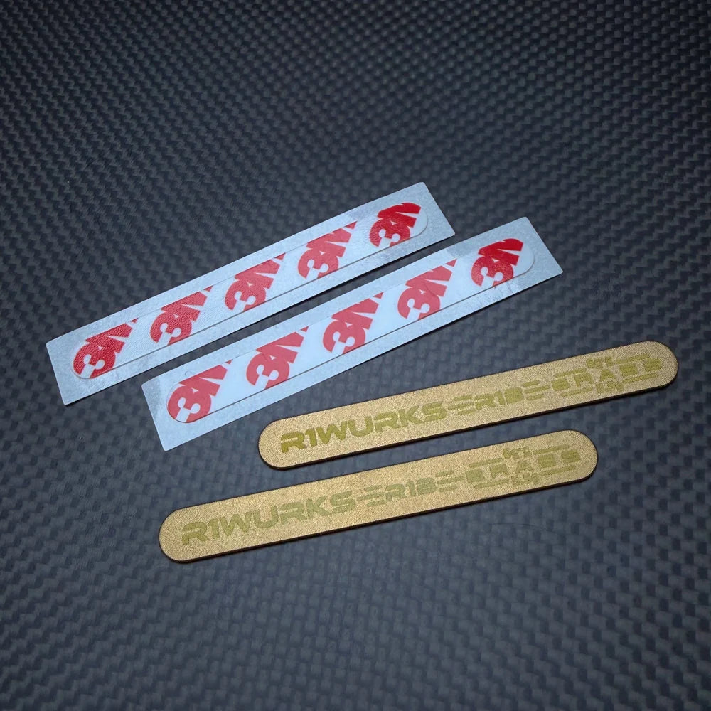 R1WURKS R1B Brass Chassis Weights