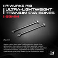 R1WURKS R1B Ultra-lightweight Titanium CVA Bones, 69mm