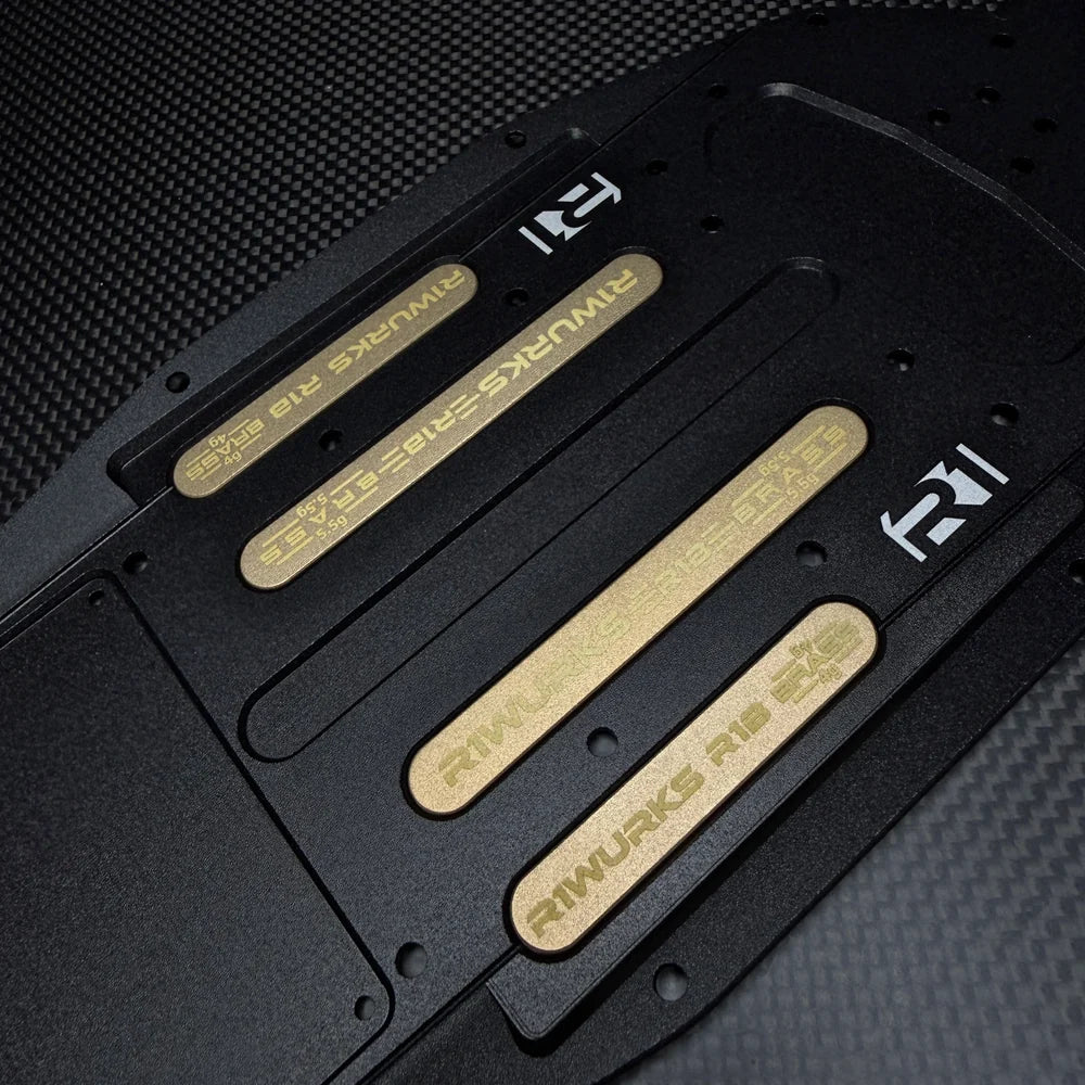 R1WURKS R1B Brass Chassis Weights