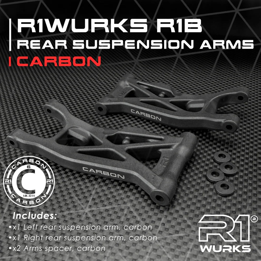 R1B Carbon Rear Suspension Arms