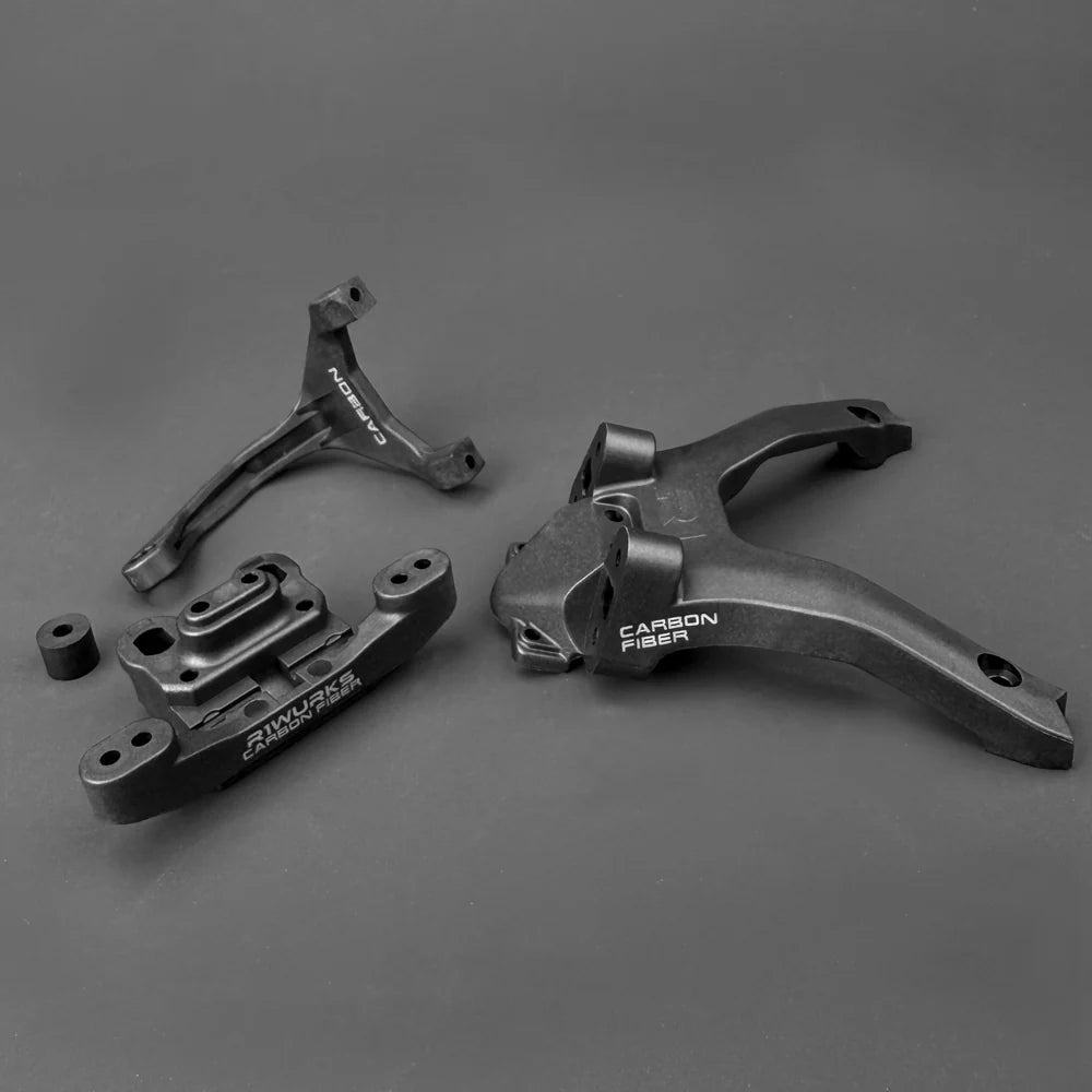 R1B Carbon Front Chassis Brace and Bulkhead