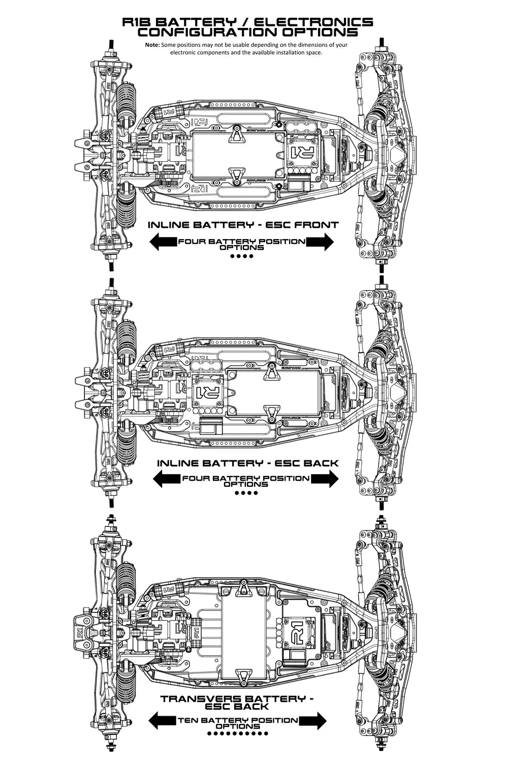 R1WURKS R1B Mark 1 - Carpet 1/10 2WD Electric Buggy Kit