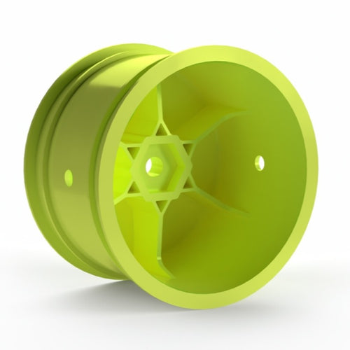 Avid – Truss 2.2 – 1/10th rear buggy dished wheels – yellow – 4 pcs (std 12mm hex)