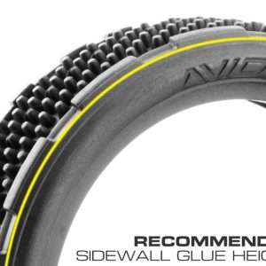Avid – Guardian V2 – 2.2″ slim 2wd front 1/10th off road carpet tires