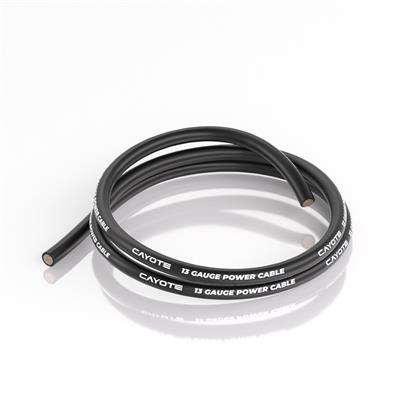 CAYOTE 13AWG Thin-Wall Silicone Wire - 1M Black