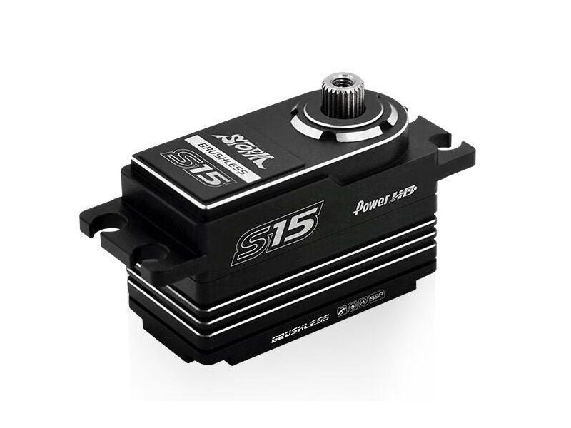 Power HD S15 Low Profile HV Metal Gear Brushless Aluminium Case SSR 15kg Servo