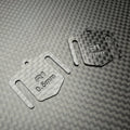 R1WURKS R1B Front Arm Mount Shim Set, Carbon Fibe