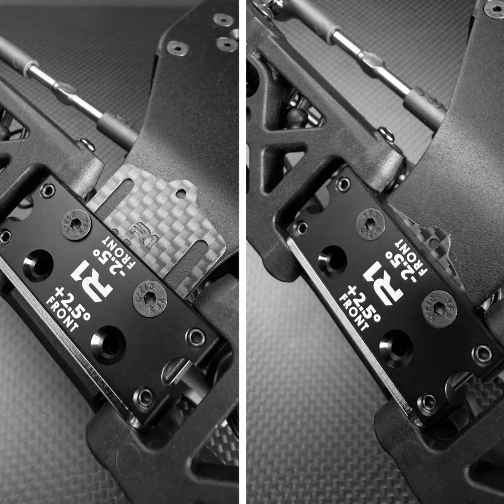 R1WURKS R1B Front Arm Mount Shim Set, Carbon Fibe