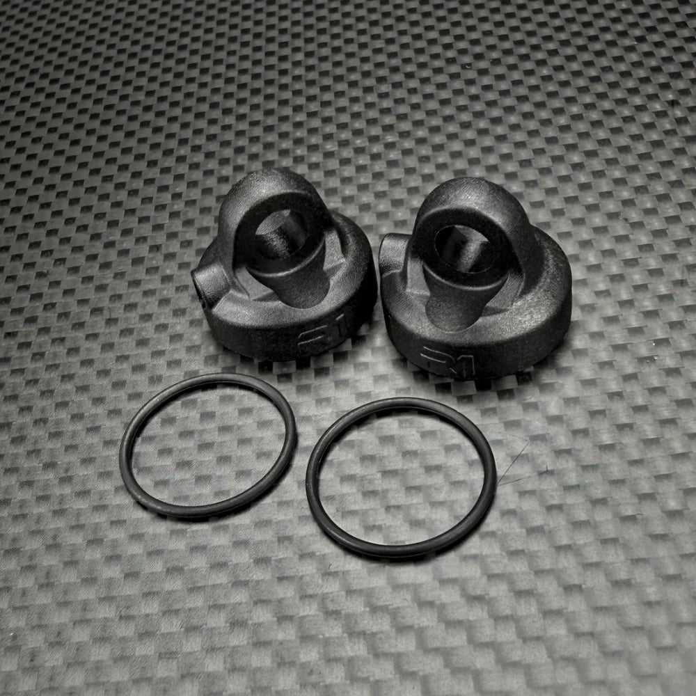 R1 Wurks – Composite Bleeder Shock caps and seals – pr (R1B