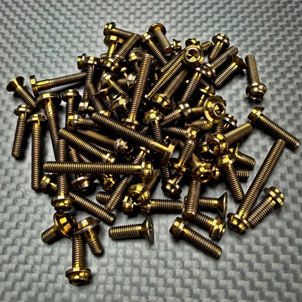 R1WURKS R1B Titanium Upper Screw Set - Carpet