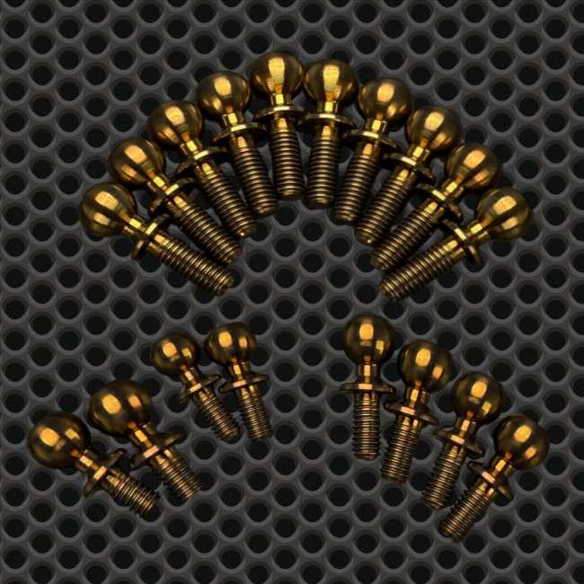 R1WURKS R1B Titanium Ball Stud Set