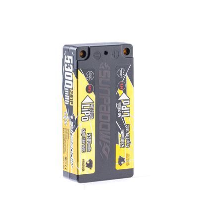 Sunpadow LiPo 5300mAh 7.6v 2S 160C Shorty 21.5mm