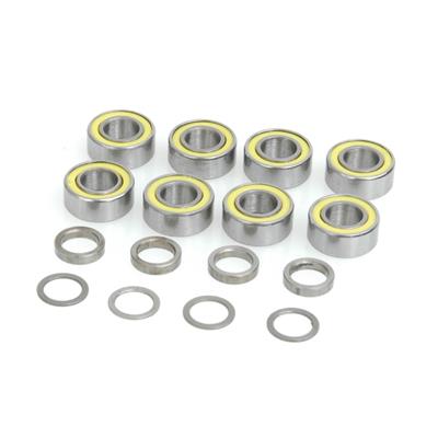 Wheel Bearings 5x10x4 Shield +Shim Set (8pcs)